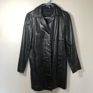 Vintage Express Leather jacket lined and slip pockets